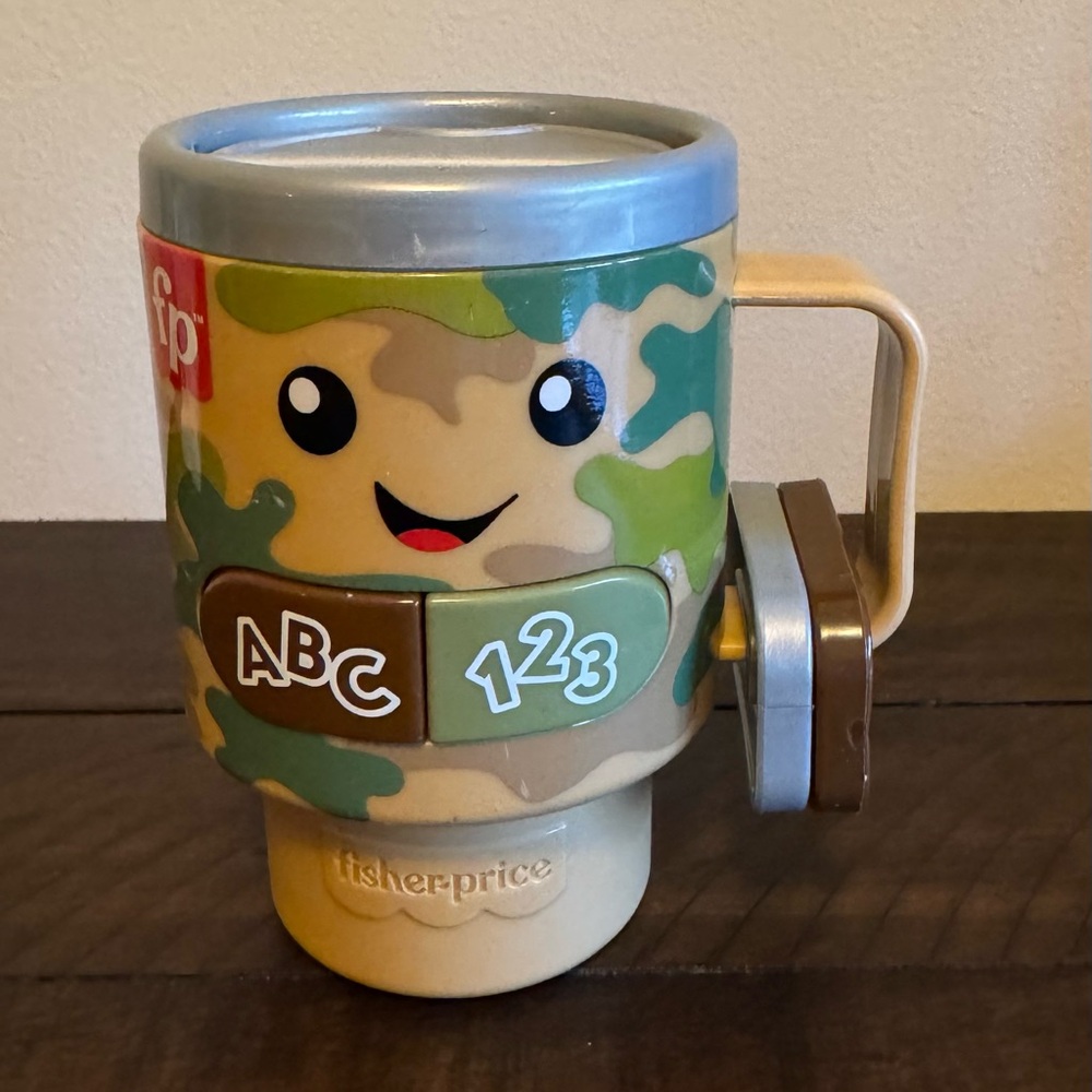 Fisher-Price Camouflage Mug with ABC 123 Design